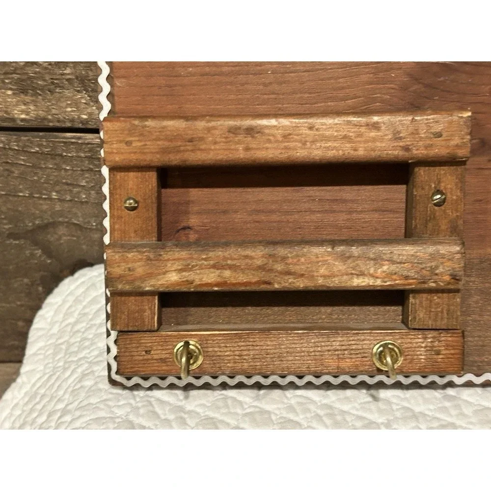 Vintage‎ Holly Hobbie Key Holder Letter Holder Wooden Wall Hanging